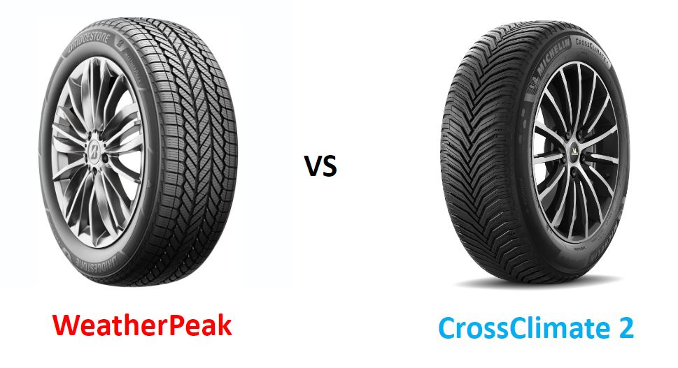 Bridgestone Weatherpeak vs Michelin Crossclimate 2


