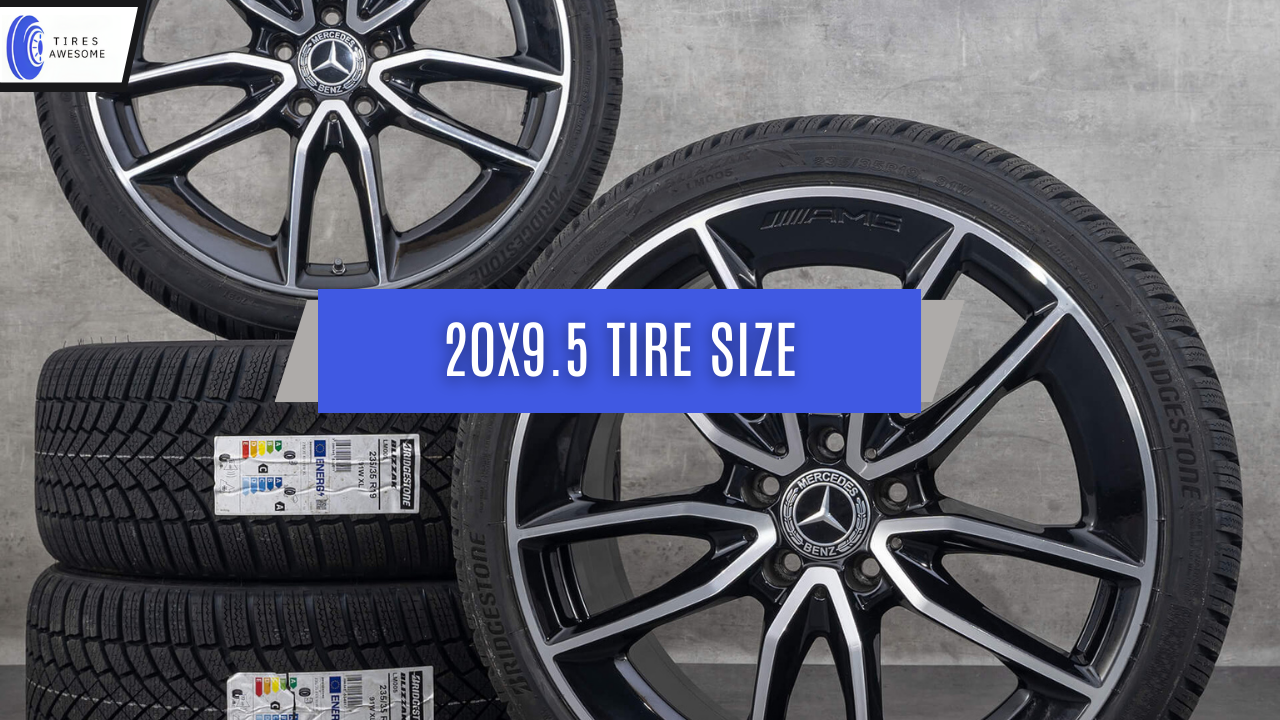20×9.5 tire size