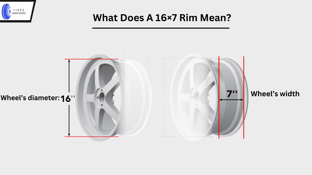 16 x 7 rim tire size

